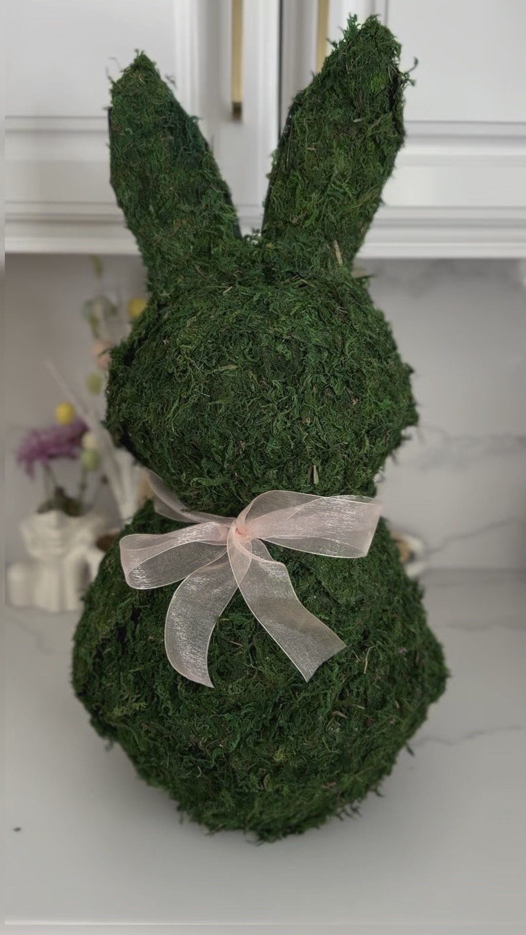DIY Moss Bunny for under $25 🐰 #yesplease #diyeaster #diybunny #diytopiarybunny 

#LTKHome #LTKStyleTip #LTKSeasonal