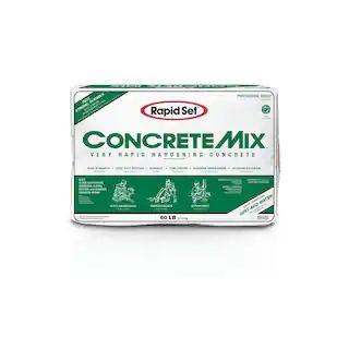 Rapid Set 60 lbs. Concrete Mix 03010060 - The Home Depot | The Home Depot