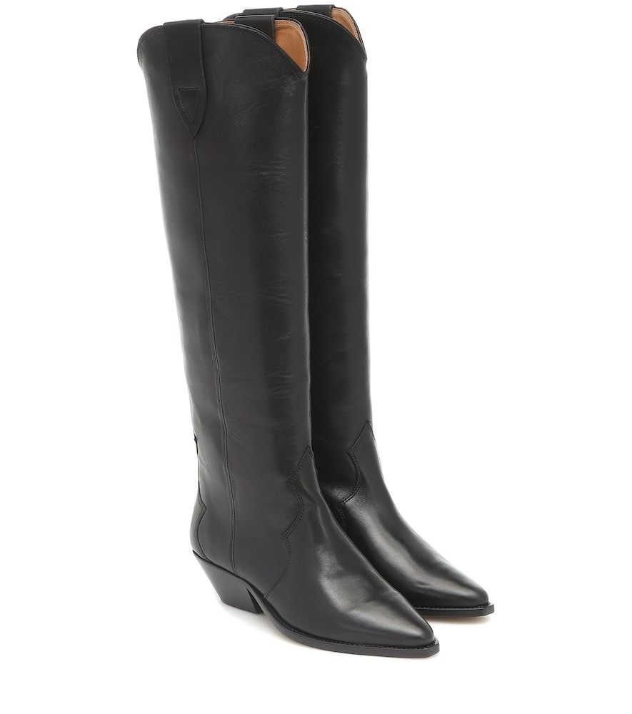 Isabel Marant Denvee leather knee-high boots | Mytheresa (US/CA)