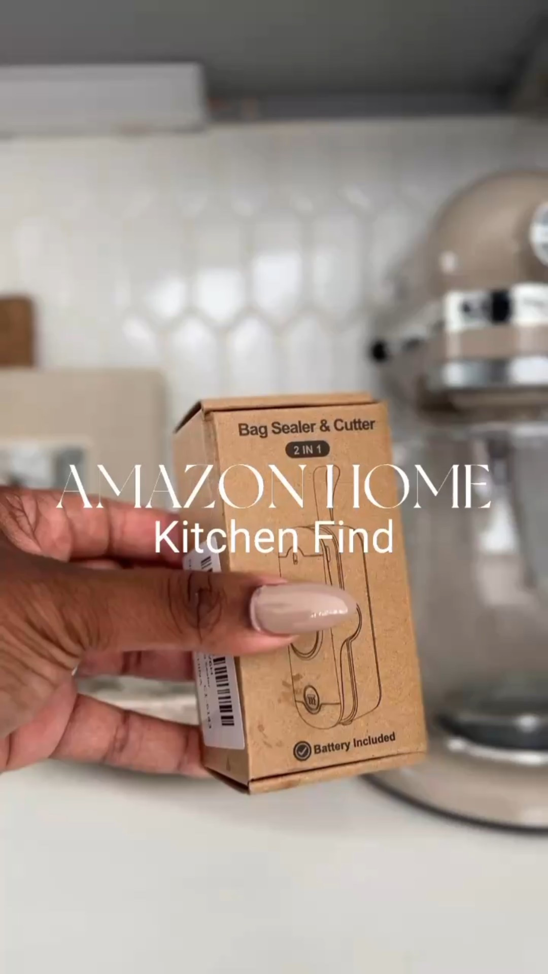 Amazon bag sealer keeps your snacks fresh longer!

#LTKHome #LTKFamily