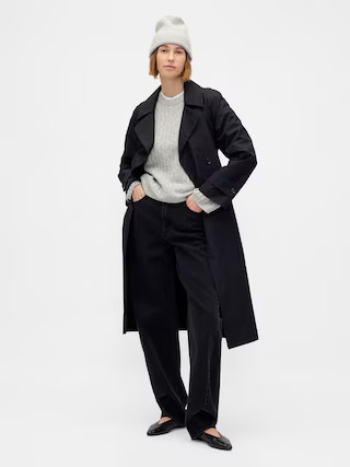 CashSoft Cable-Knit Crewneck Sweater | Gap (US)