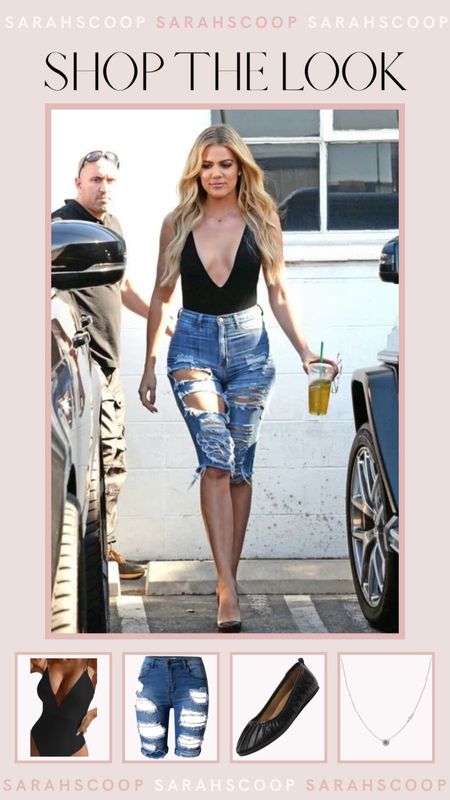 Get inspired by this look from Khloe Kardashian! These Bermuda shorts are perfect for the spring/summer weather!

#LTKU #LTKSeasonal #LTKFind