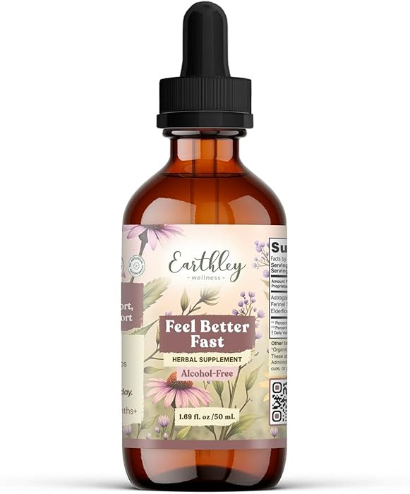Earthley Wellness Feel Better Fast, All-Natural Relief for Minor Ailments, Supports Immune & Dige... | Amazon (US)