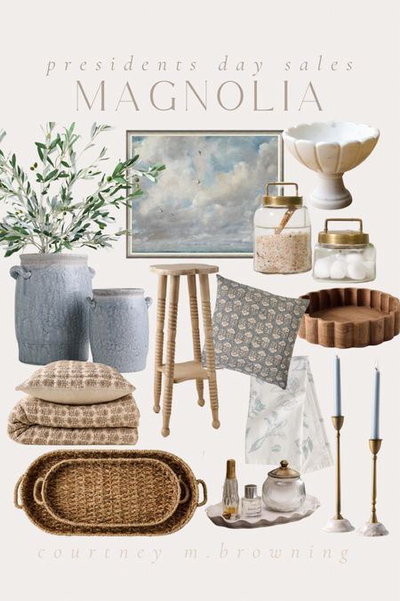 Presidents’ Day sales - 20% off everything at Magnolia! Home decor, spring decor, spring branches, wall art, candlestick, woven tray

#LTKhome #LTKsalealert