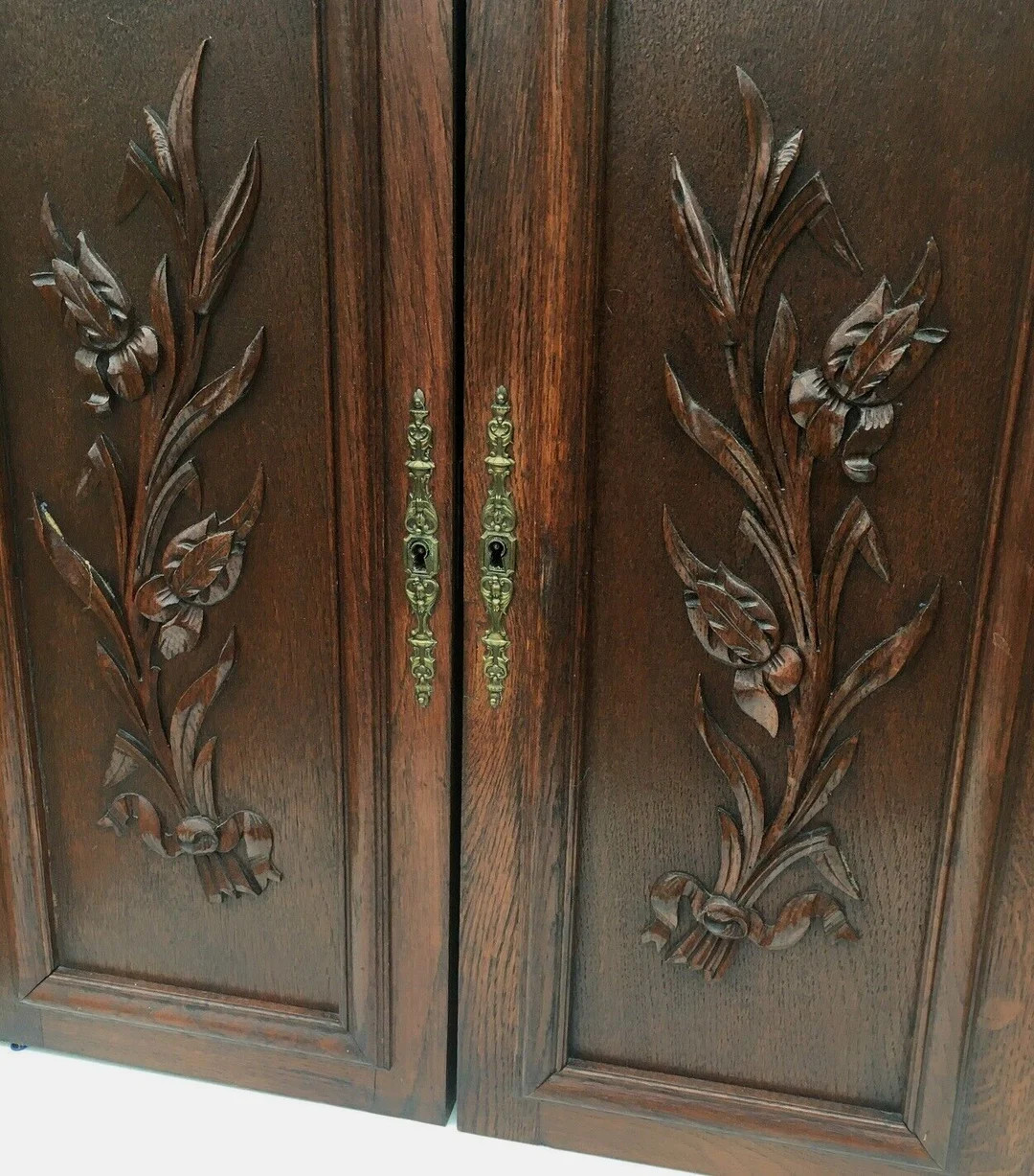 Large antique pair of french furniture doors early 1900's Henri II woodwork | Etsy (US)