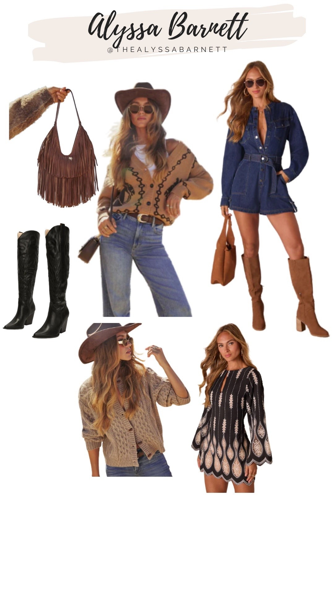 New fall items...mini dress with cutouts, tall western boots, cozy western style sweaters

#LTKFallSale #LTKStyleTip #LTKFindsUnder100