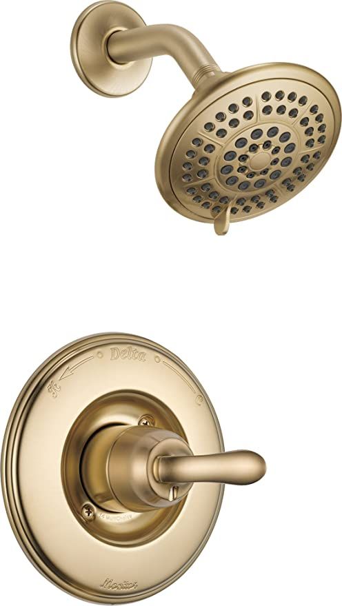 Delta Faucet Linden 14 Series Single-Function Shower Trim Kit with 5-Spray Touch-Clean Shower Hea... | Amazon (US)