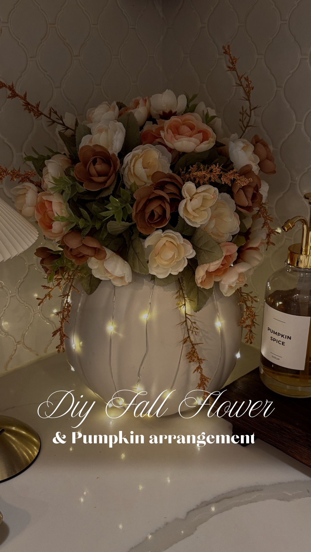 DIY Fall Flower & Pumpkin Arrangement and Centerpiece

This would be perfect for a centerpiece for a fall party or as decor in your home! It is super easy and pretty affordable!!
#falldecor #diy #diydecor #diyfalldecor #diyhomedecor #fallhome #fallflowers #flowerarrangement #pumpkins #fallaesthetic #fallcenterpiece #diycenterpiece

#LTKHome #LTKSeasonal #LTKOver40