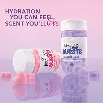 Jergens Lavender Star-Shaped Lotion Bursts Moisturizer for Teens, 38 ct | Amazon (US)
