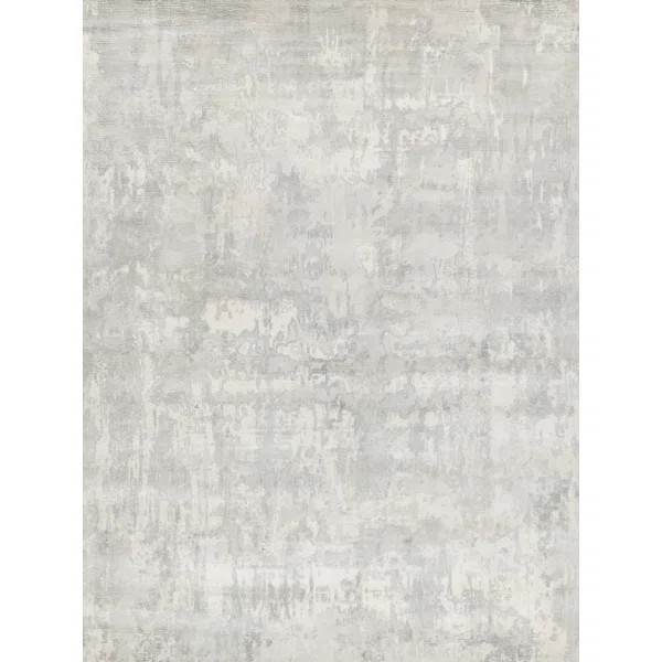 Murano Hand-Loomed Abstract Area Rug In Silver | Wayfair North America