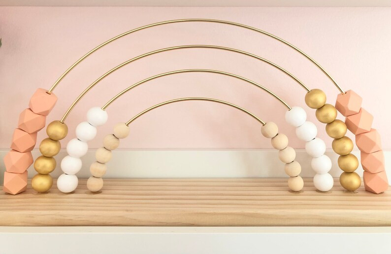 Peaches and Cream Rainbow Rainbow Abacus | Etsy | Etsy (US)