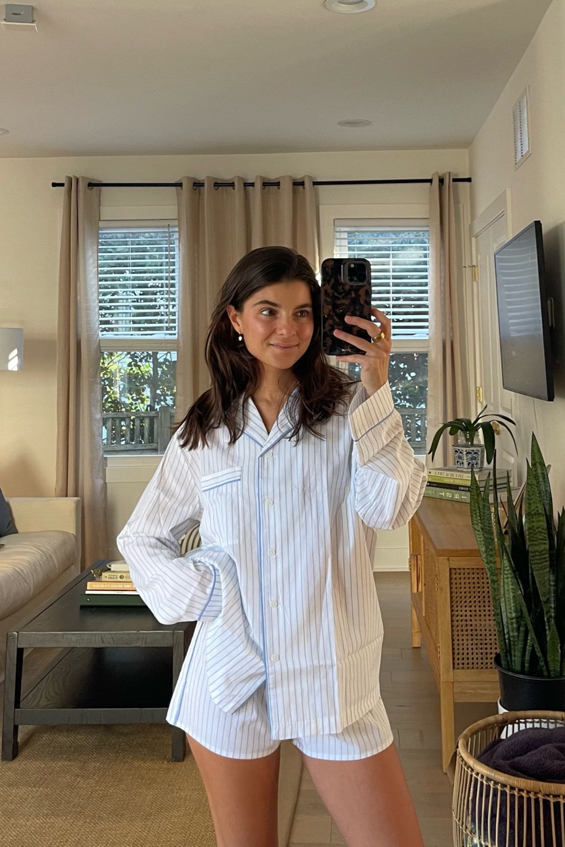 cutest pajamas 100% cotton (brought with me on my trip!) wearing xs in both 20-50% off @aritzia #aritziapartner

#LTKStyleTip #LTKSaleAlert #LTKFindsUnder100