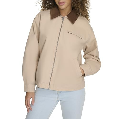 Levi's Women's Utility Jacket, Light Pink, Medium | Amazon (US)