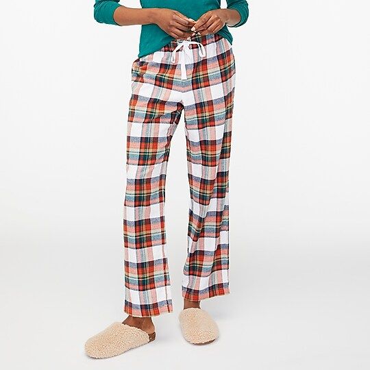 Yarn-dyed flannel pajama pants | J.Crew Factory