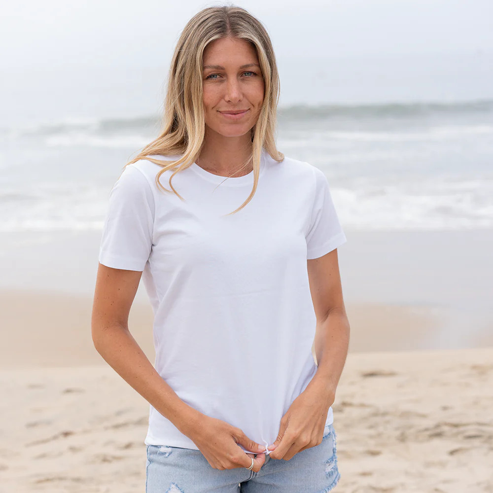 Womens Short Sleeve Crew Neck | The Classic T Shirt Company