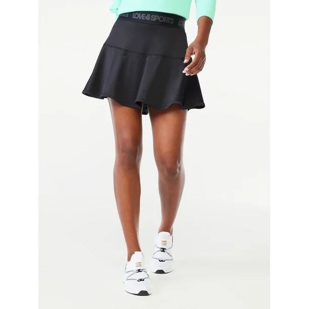 Love & Sports Women’s Tennis Skort, Sizes XS-XXXL | Walmart (US)