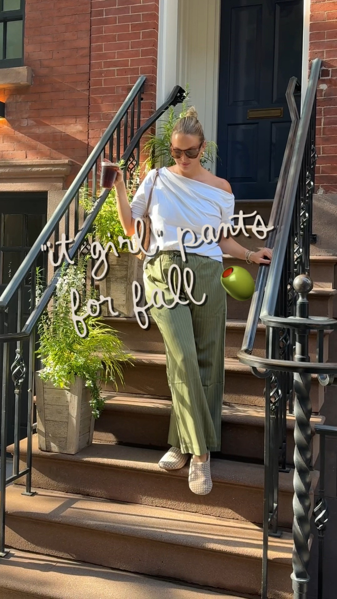 THE pants for fall. Stretchy, comfortable & chic. Love the olive pinstripe - such a staple piece! Currently 40% off

#LTKootd #LTKMidsize #LTKTall