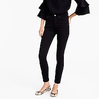 9" high-rise stretchy toothpick jean in new black | J. Crew US