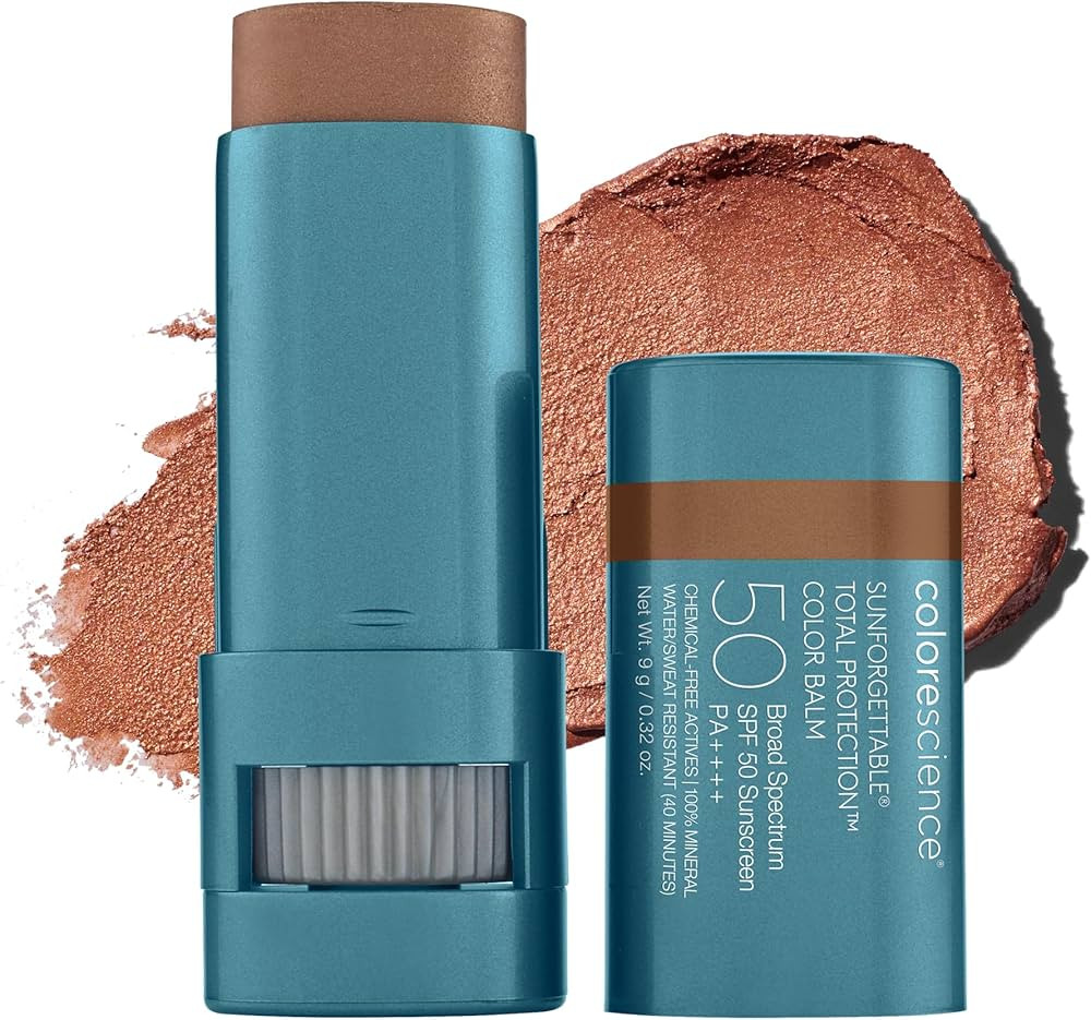 Colorescience Sunforgettable Total Protection Color Balm SPF 50, Mineral, Broad Spectrum, Buildab... | Amazon (US)