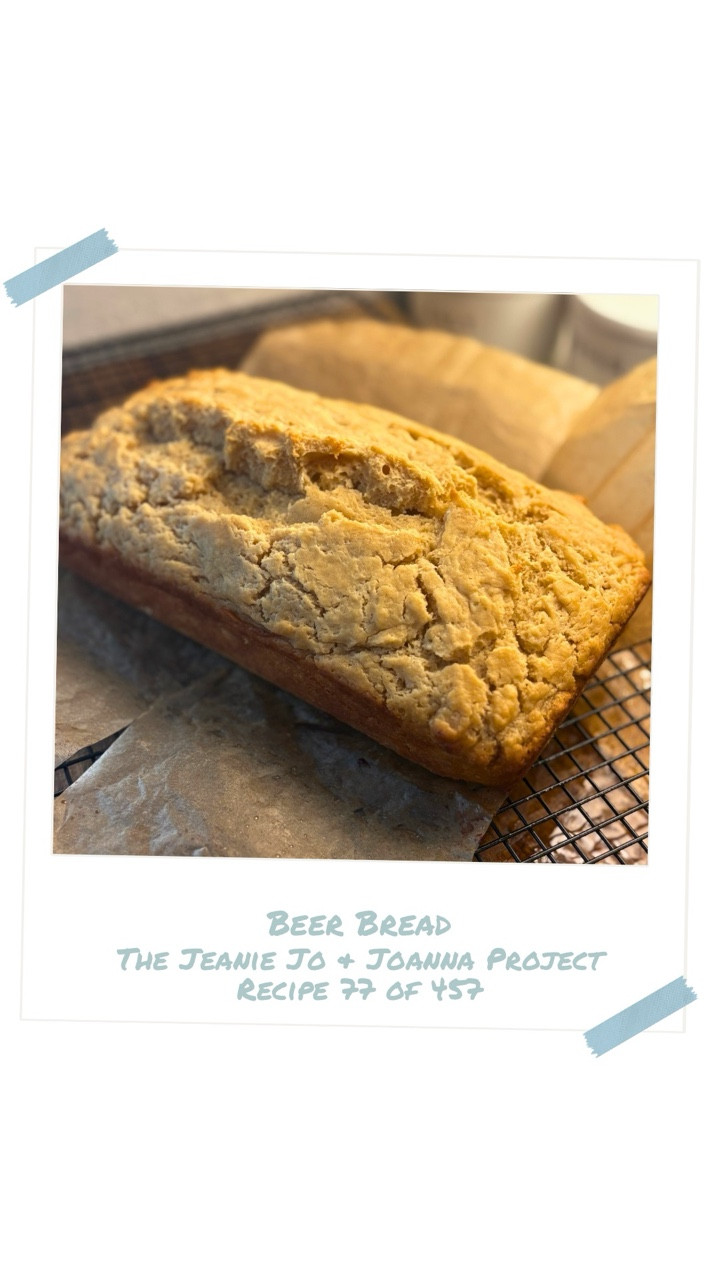 Maybe it’s true what Taylor says — some things shimmer quietly, like opal in the light or bread rising in a warm kitchen. This loaf didn’t need glitter, just Galveston-brewed Oktoberfest beer and a little patience to become something golden and good.

Inspired by Julie & Julia, I’m cooking my way through Magnolia Table Volumes 1, 2, and 3. I’m calling it The Jeanie Jo & Joanna Project. Recipe 77 of 457 is Beer Bread—made with local Galveston-brewed Oktoberfest beer—and here’s how it turned out.

The crust baked crisp, the inside stayed tender, and the beer added a mellow sweetness that tasted like fall on the island. It was humble, a little sparkly in spirit, and exactly the kind of loaf that reminds you beauty doesn’t have to shout to be seen.

380 recipes to go!

Gracefully yours,
🫶🏻 Jeanie Jo

#LTKHome #LTKSeasonal