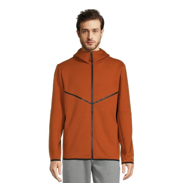 Russell Men's and Big Men's Active Fusion Knit Jacket, Sizes up to 5XL | Walmart (US)