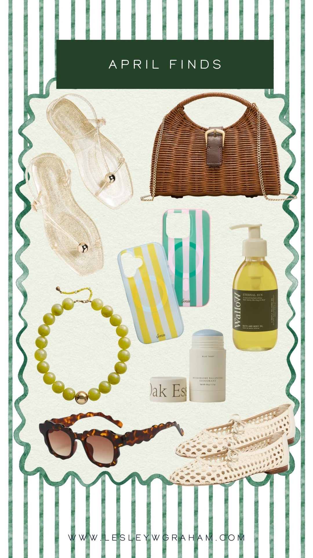 Products and accessories I’m loving for spring and summer! The cutest sophisticated jellies and woven ballet flats. My favorite skincare finds and natural deodorant !

#LTKOver40 #LTKselfcare #LTKMothersDay