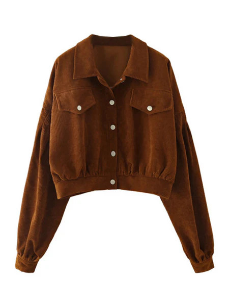 'Kaye' Corduroy Buttoned Jacket | Goodnight Macaroon