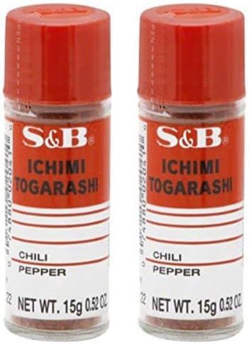 [ Pack of 2 ] S&B Ichimi Togarashi, .52-Ounce Bottle | Amazon (US)