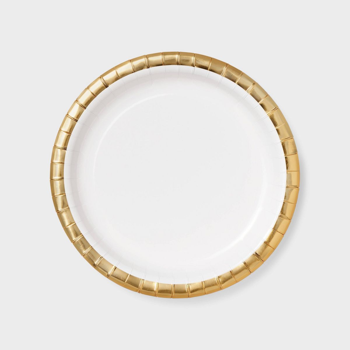 20ct Dinner Plates Gold White Solid - Spritz™ | Target