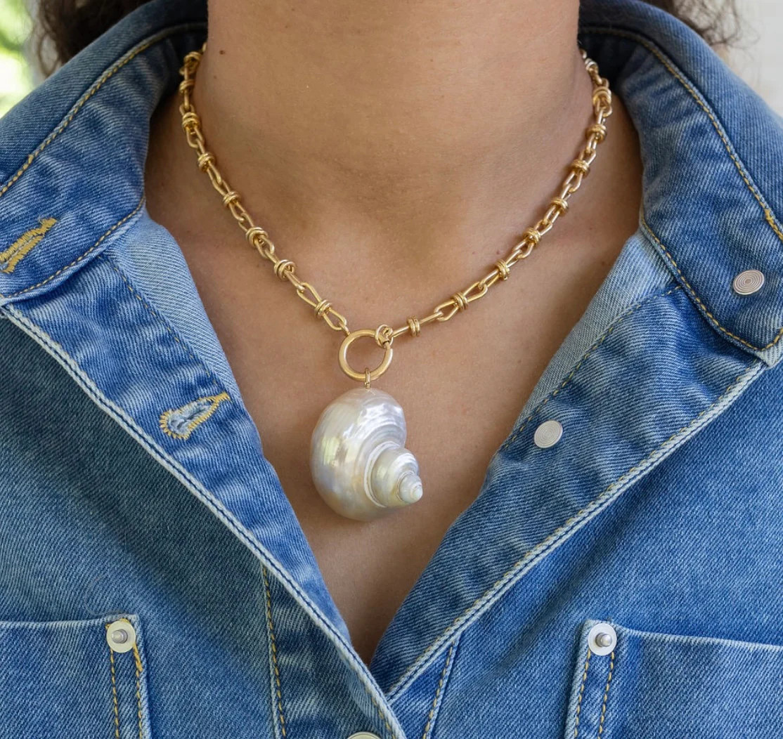 Shell Charm Necklace | Erin McDermott Jewelry