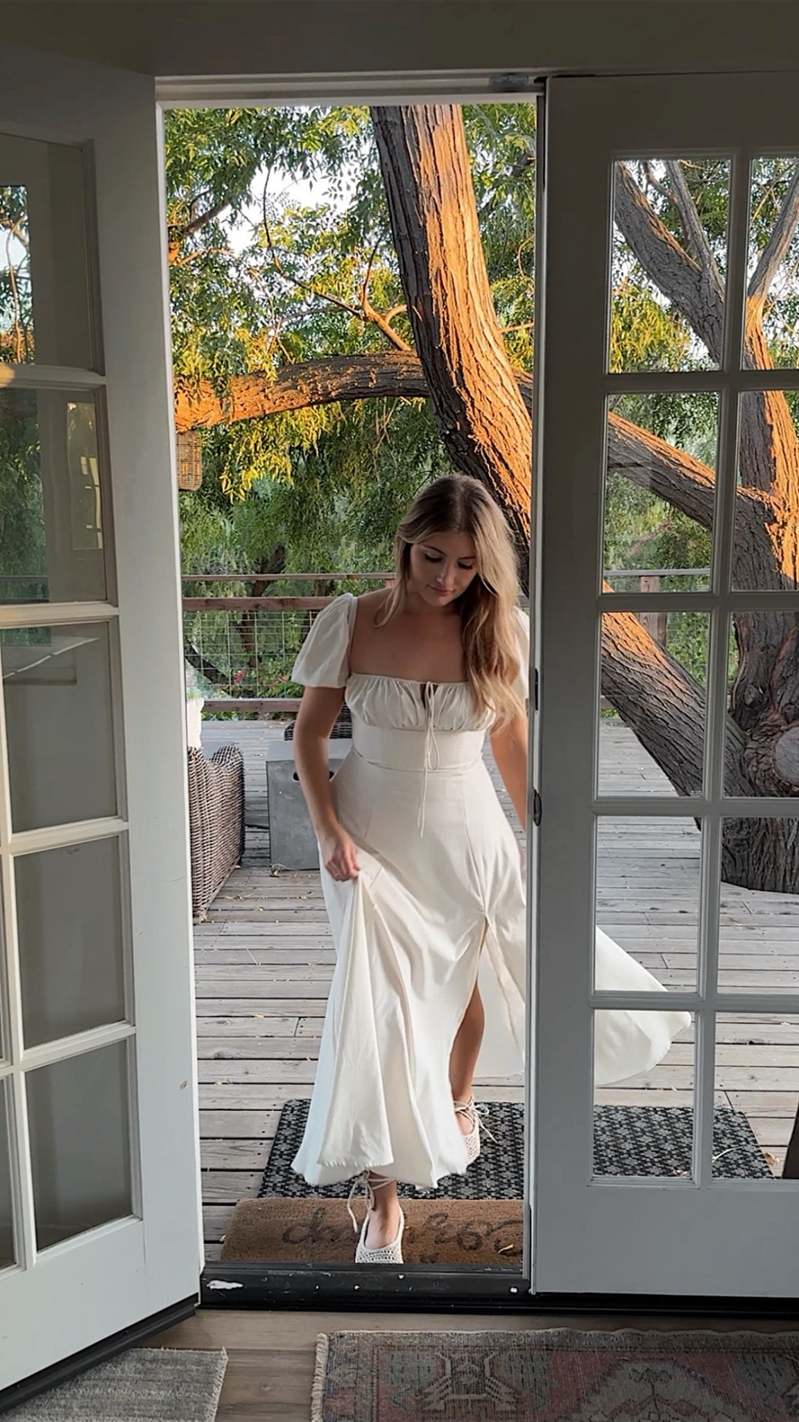 Cottage outfit  🧺🤍 
Dress is currently sold out in this color but available in a bunch of other cute colors/prints 

Dress runs small, I’d size up!

#LTKFindsUnder50 #LTKFindsUnder100 #LTKSaleAlert