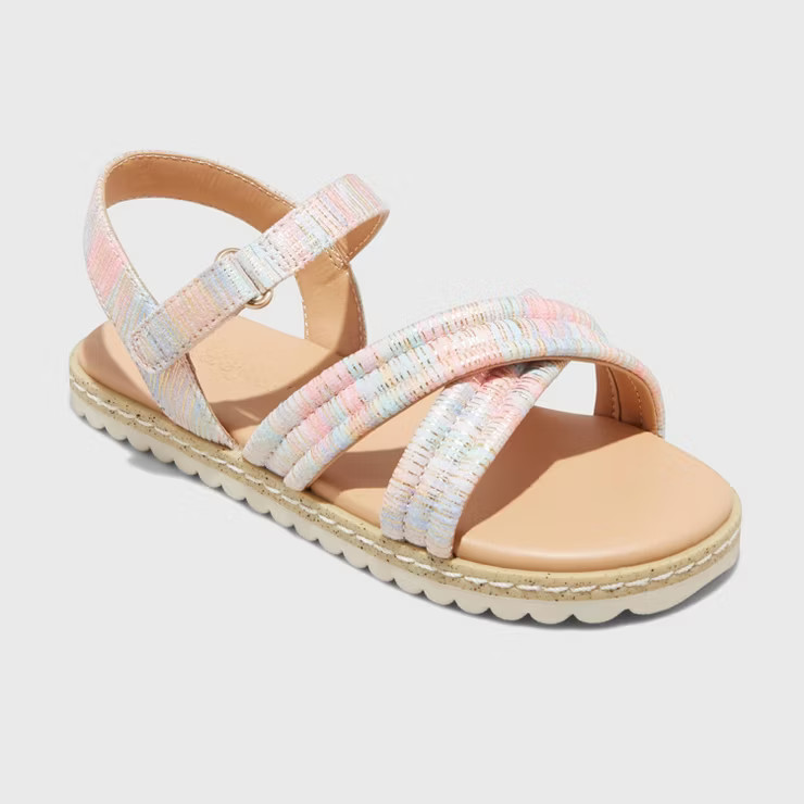 Toddler Girls' Chloe Ankle Strap Sandals - Cat & Jack™ | Target