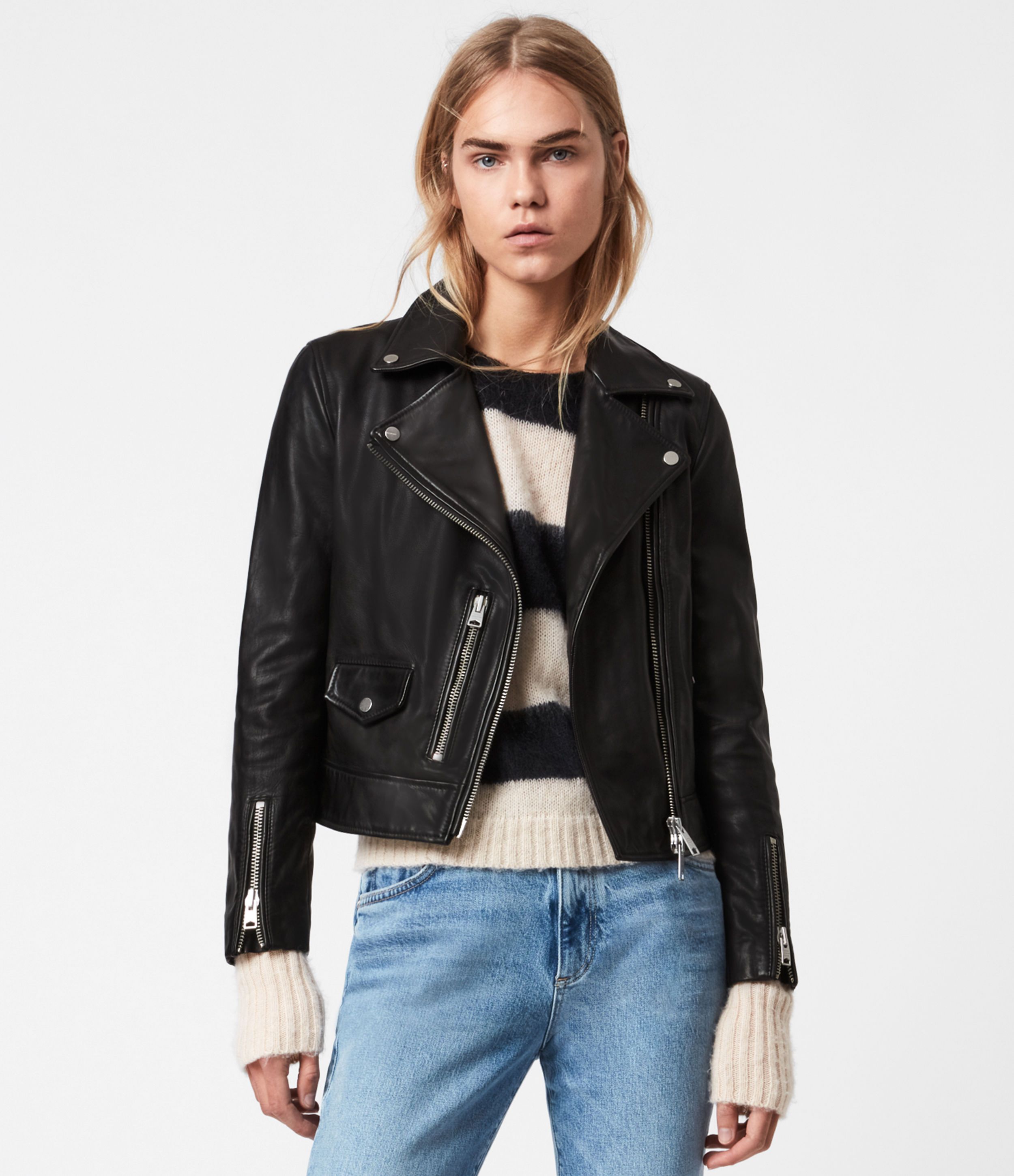 Kara Leather Biker Jacket | AllSaints US