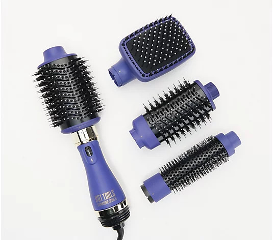 Hot Tools Pro Signature Blowout Brush Ultimate 4-Piece Kit - QVC.com | QVC