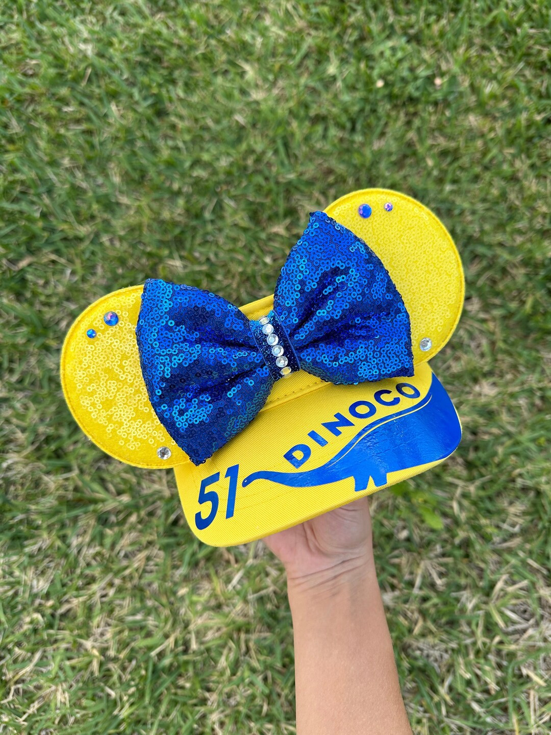 NEW Cruz Ramirez Inspired Visor, Yellow Visor, Disney Visor, Disney Parks Essentials, Ears, Minni... | Etsy (US)