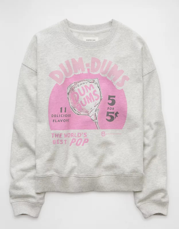 AE Valentine's Day Graphic Relaxed Crew Neck Sweatshirt | American Eagle Outfitters (US & CA)