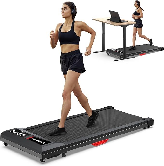 Folding Incline Treadmills Under Desk Walking Pad, Small Treadmill 300+ lb Capacity 2.5HP, 45dB S... | Amazon (US)