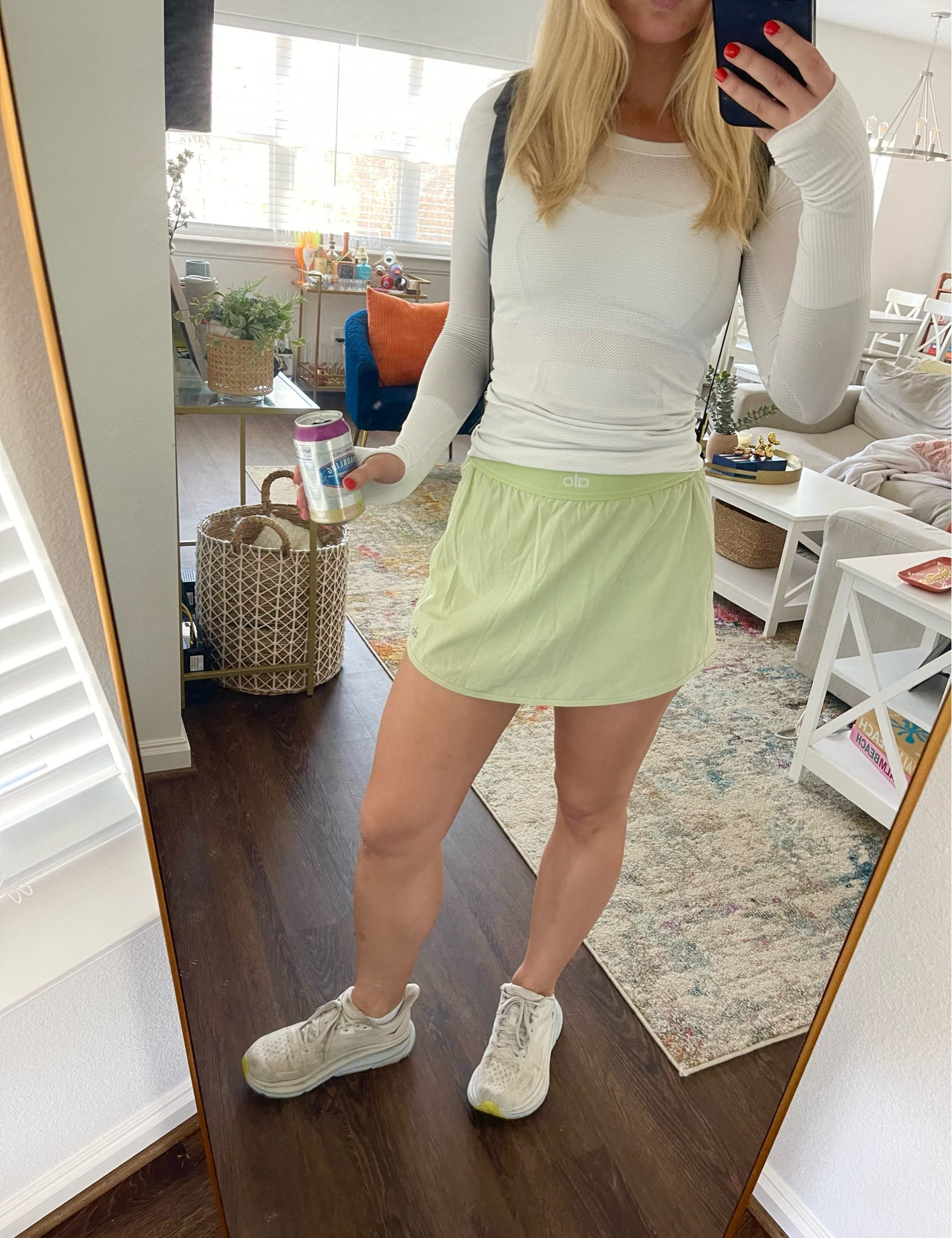 Favorite walk outfit



Lululemon
Alo yoga
Workout skirt
Green skirt
Green workout skirt
Hoka one one
Running shoes
Walk shoes
Workout shoes
Sneakers
Hot girl walk
Spring
Summer
Workout long sleeve
LuluLemon long sleeve top
White workout top
Flavored water
Bubbly water


#LTKfitness #LTKfindsunder100 #LTKSeasonal