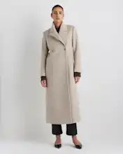 Wool Cashmere Tailored Long Coat | Quince