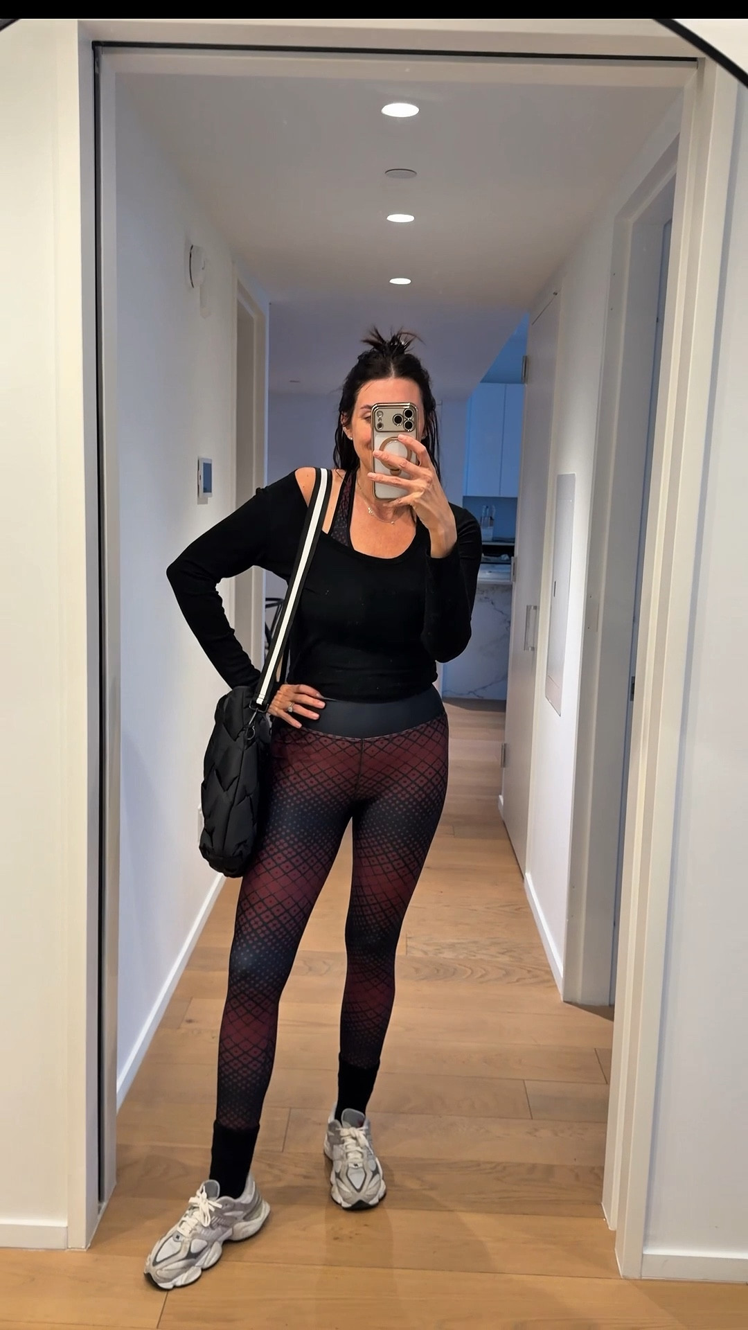 #ootd pilates and errands ( minus my coat- cause it’s cold here in NYC) bag gifted from @solandselene 

Activewear set is Cranberry Crush from my brand shopsunlovinroots.com- $98 for the set 

#LTKActive #LTKOver40 #LTKTall