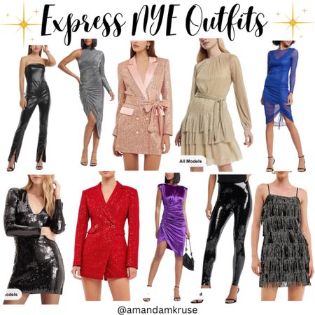 Holiday outfit.
Holiday dress.
Holiday party.
Faux leather jumpsuit.
Sequin dress.
Blazer dress. 
Faux leather pants.
Fringe dress.
Metallic gold dress.

#LTKHoliday #LTKsalealert #LTKunder100