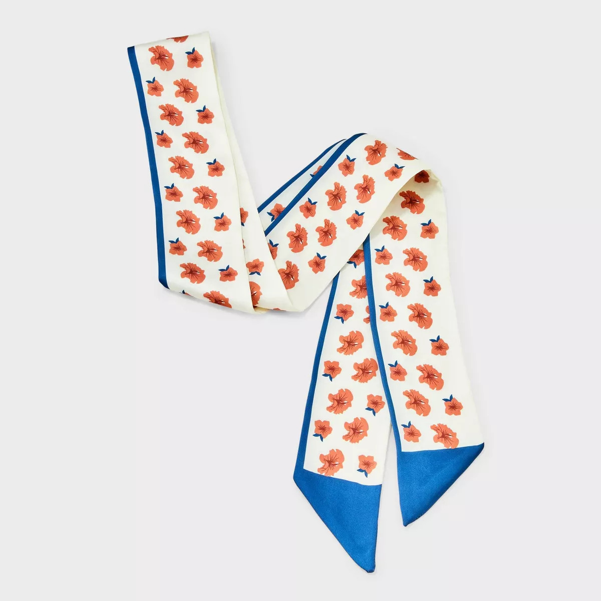 Floral Headscarf - A New Day™ White/Blue | Target