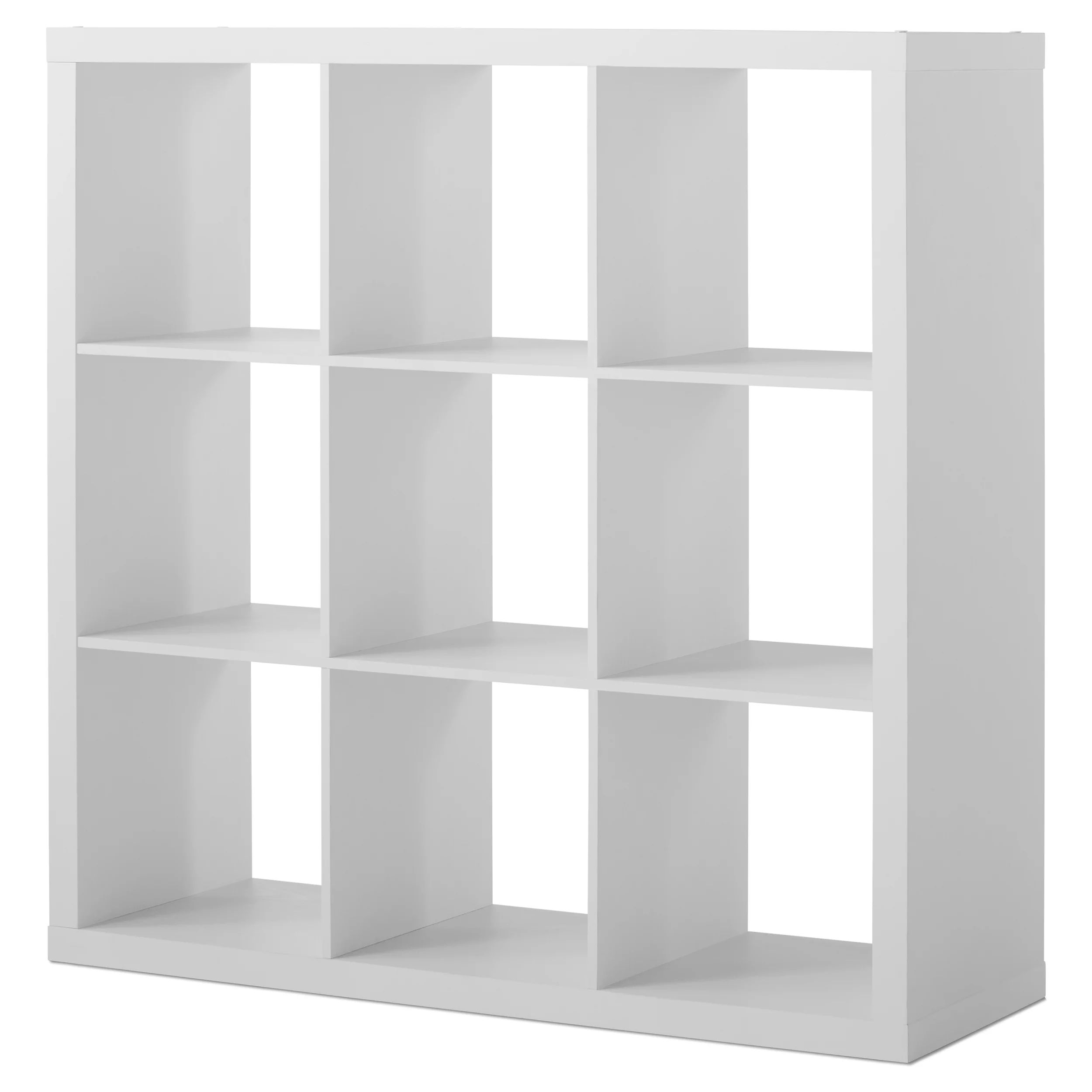 Better Homes & Gardens 9-Cube Storage Organizer, White Texture | Walmart (US)