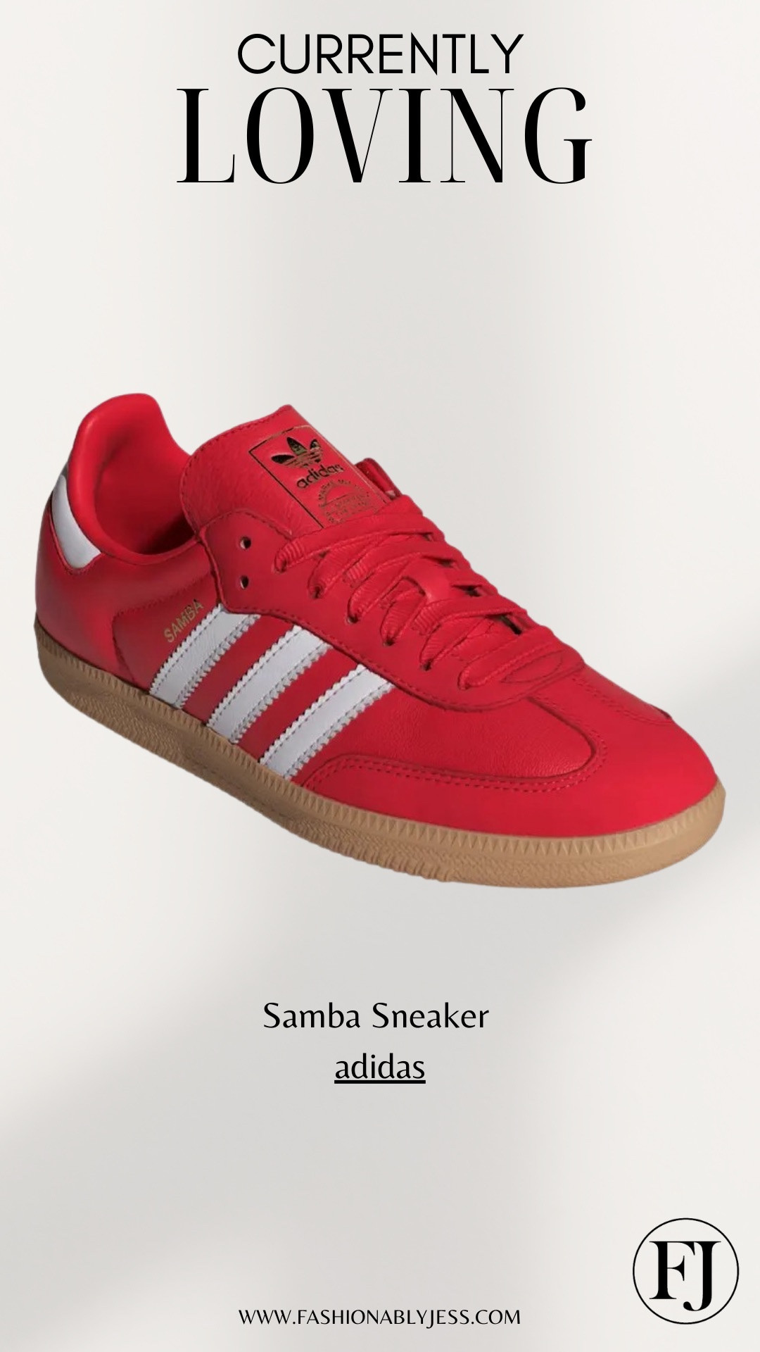 Currently loving these red samba OG sneakers! 

#LTKFindsUnder100 #LTKShoeCrush #LTKStyleTip