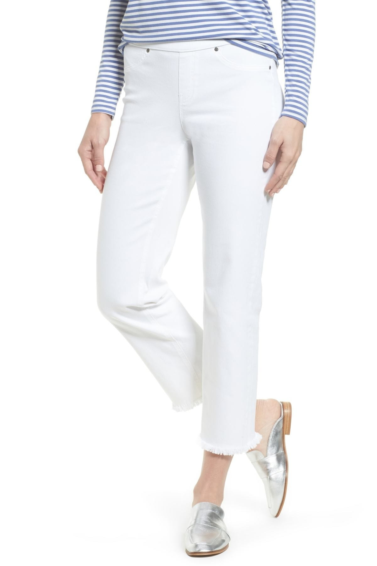 HUERaw Hem Skimmer Denim Leggings | Nordstrom Rack
