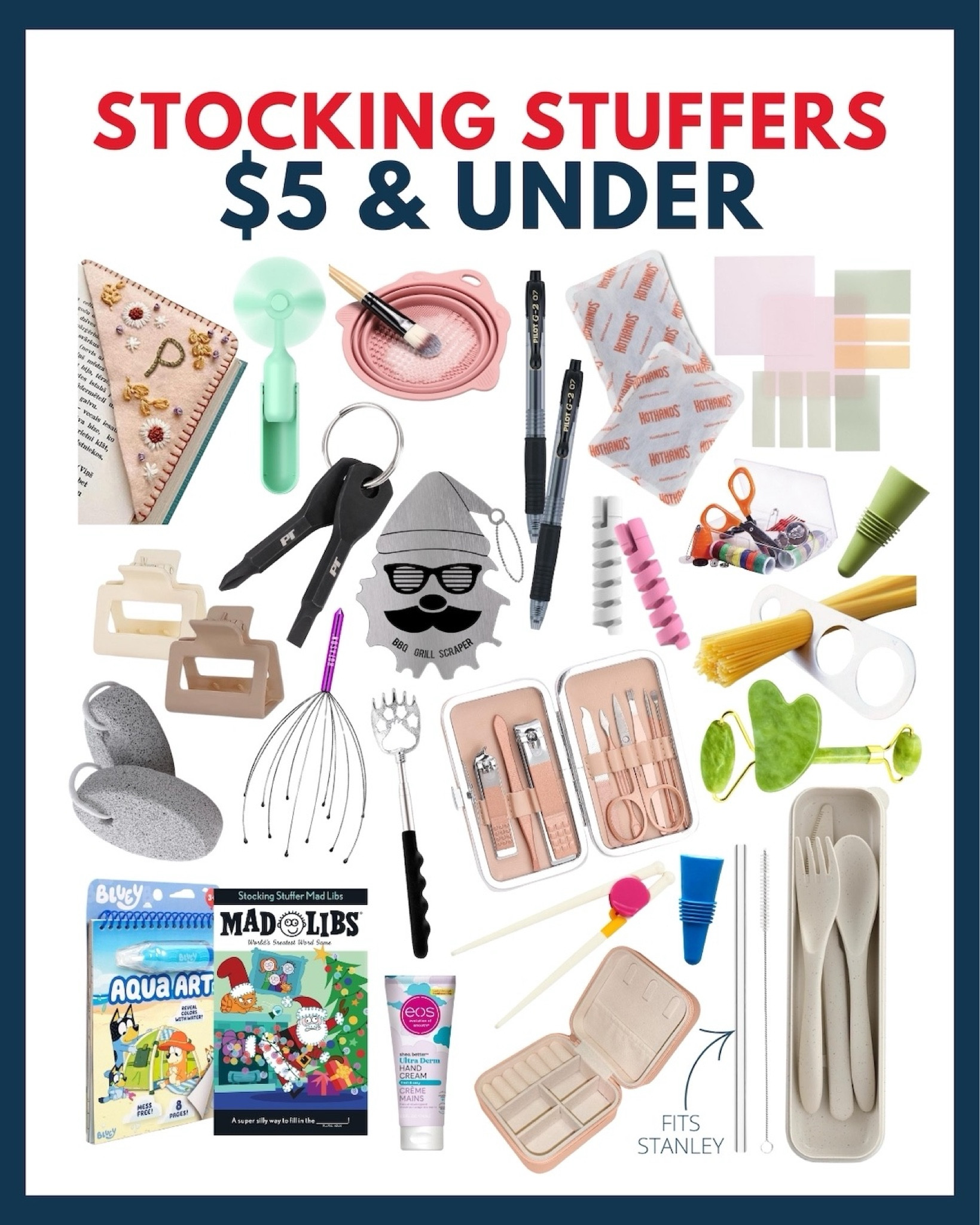 🎄🎁 Stocking Stuffers Under $5 That WOW! 🎁🎄
Get ready to sleigh your holiday shopping with these budget-friendly stocking stuffer ideas! 🎅✨ From practical lifesavers to quirky fun finds, we’ve rounded up gifts that are perfect for everyone on your list—all under FIVE bucks! 💵🎉
✅ Perfect for last-minute surprises!
✅ So cute and thoughtful
✅ They’ll never guess the price! 😉
✅ Fun for all ages—yes, even picky teens! 🙌
Swipe to shop these festive goodies and start stuffing those stockings like a holiday pro! 💫🎁👇✨

#LTKSeasonal #LTKGiftGuide #LTKHoliday