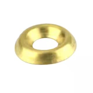 #8 Brass Finishing Washer (4 per Pack) | The Home Depot