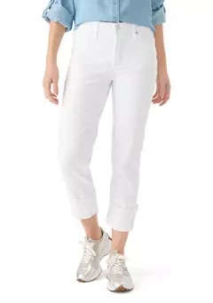 Women's High Rise Wide Cuff Straight Jeans | Belk