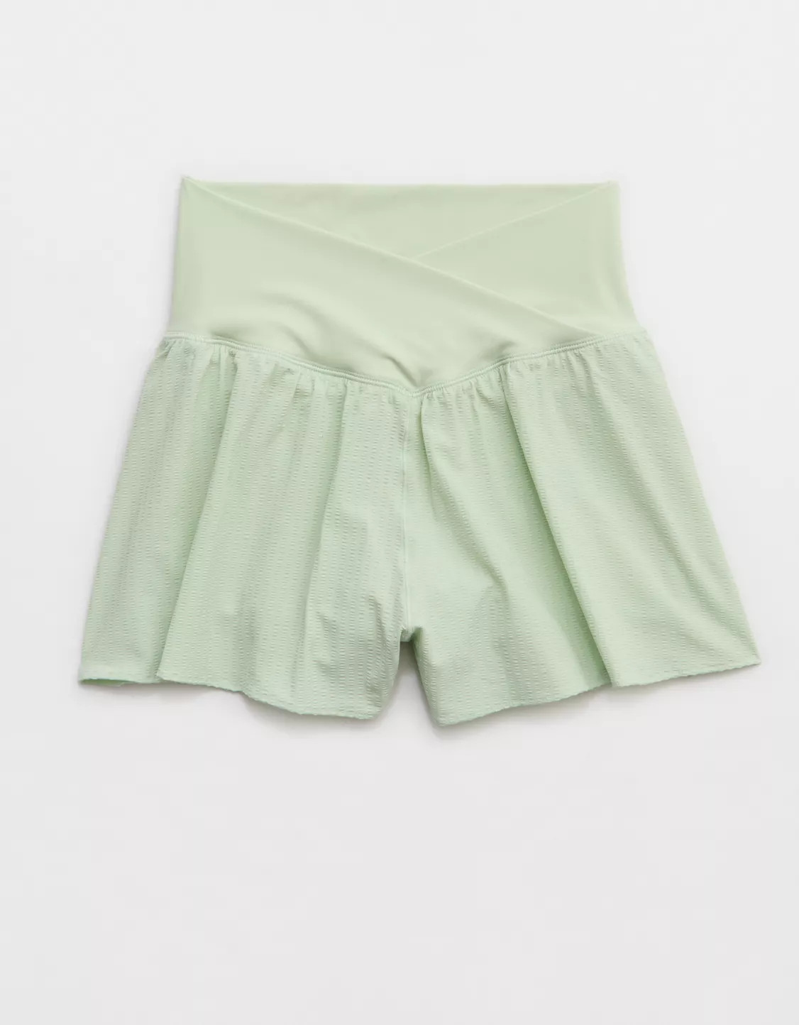 OFFLINE By Aerie Real Me Seersucker Crossover Flowy Short | Aerie
