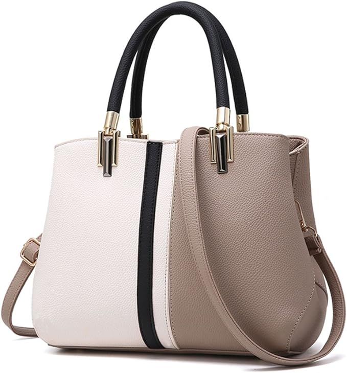 Nevenka Purses and Handbags for Women Top Handle Bags Leather Satchel Totes Shoulder Bag | Amazon (US)